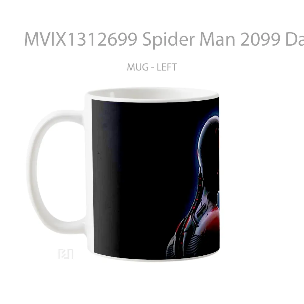 Mug Spider Man 2099 Dark Gelas Superhero - All-side / Desain