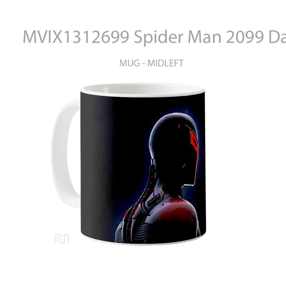 Mug Spider Man 2099 Dark Gelas Superhero - All-side / Desain