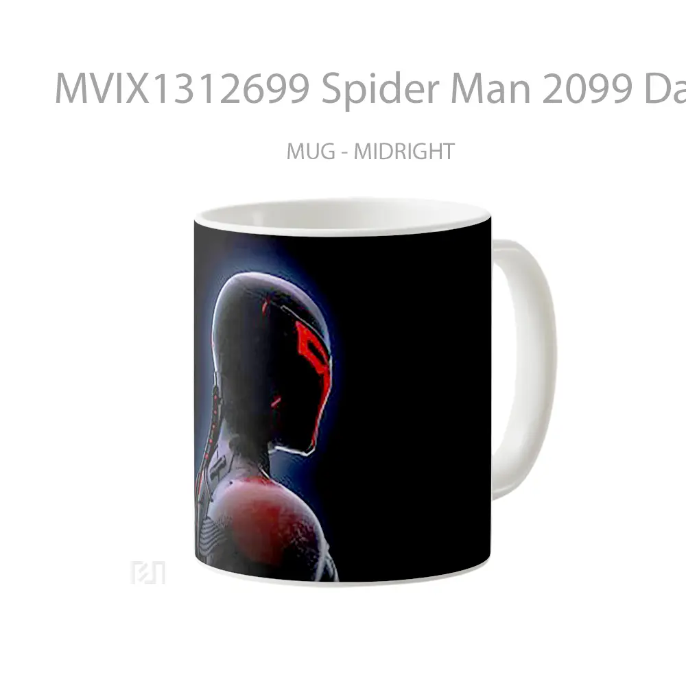 Mug Spider Man 2099 Dark Gelas Superhero - All-side / Desain