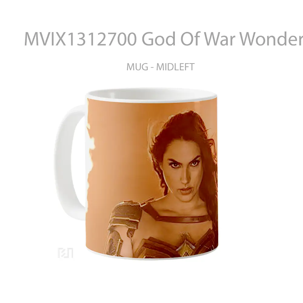 Mug God Of War Wonder Woman Gelas Superhero - All-side / Desain