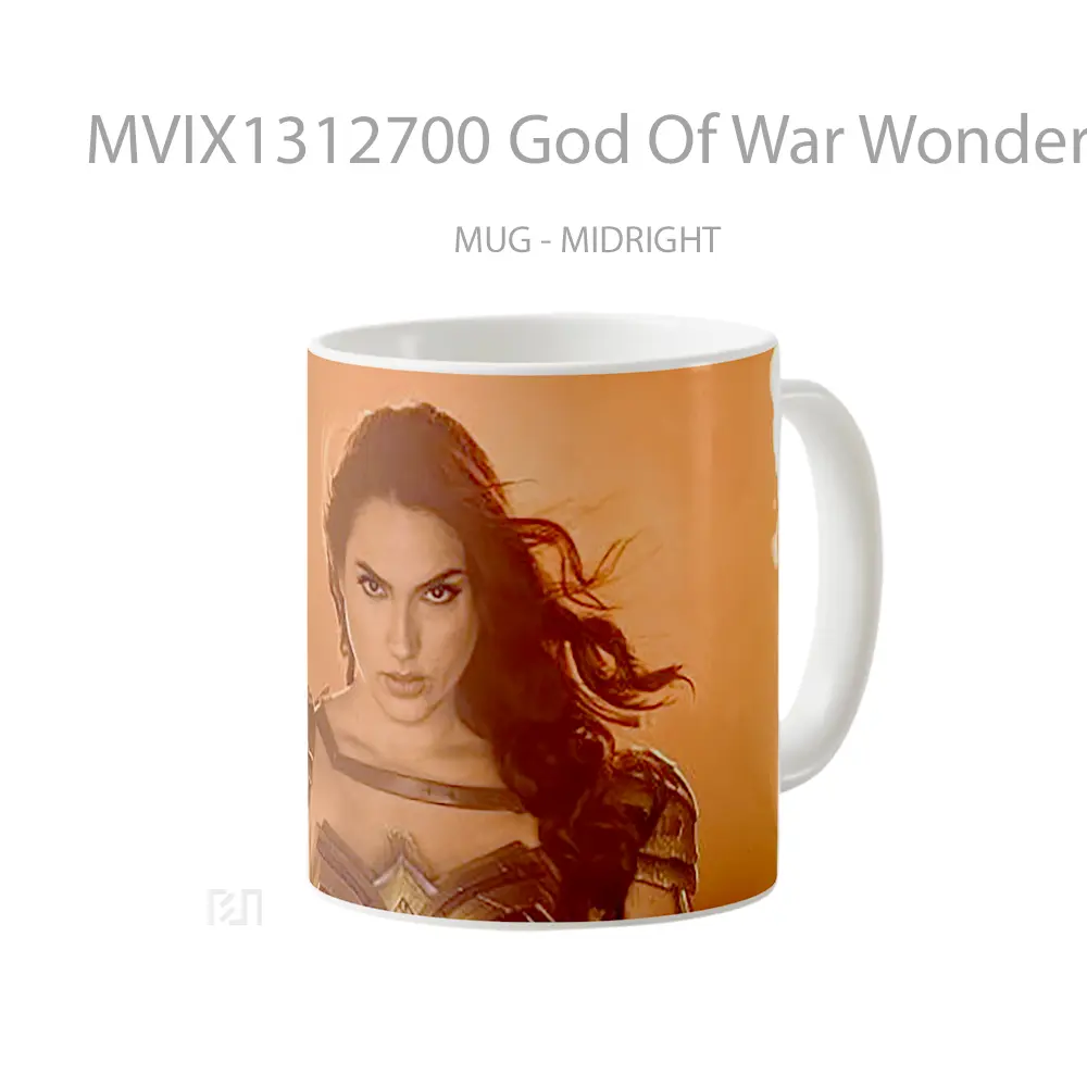 Mug God Of War Wonder Woman Gelas Superhero - All-side / Desain