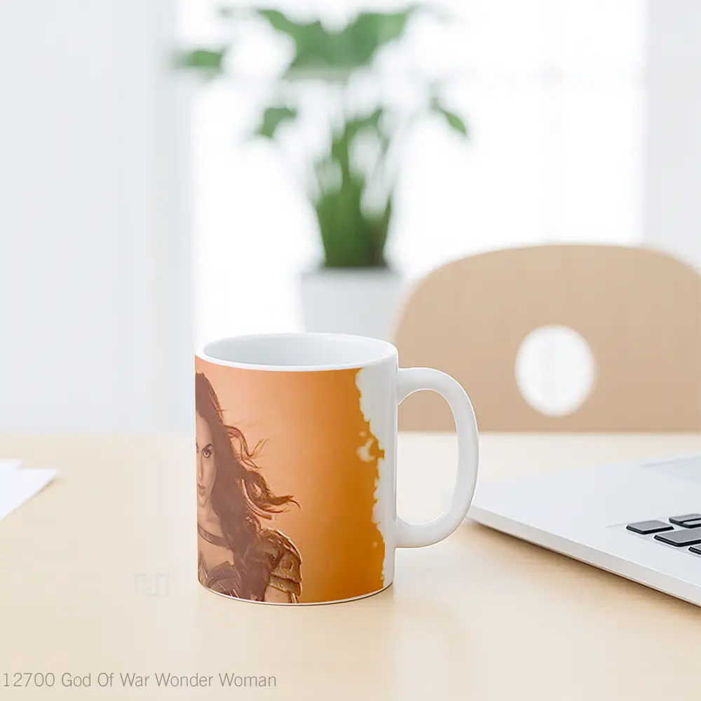 Mug God Of War Wonder Woman Gelas Superhero - All-side / Desain
