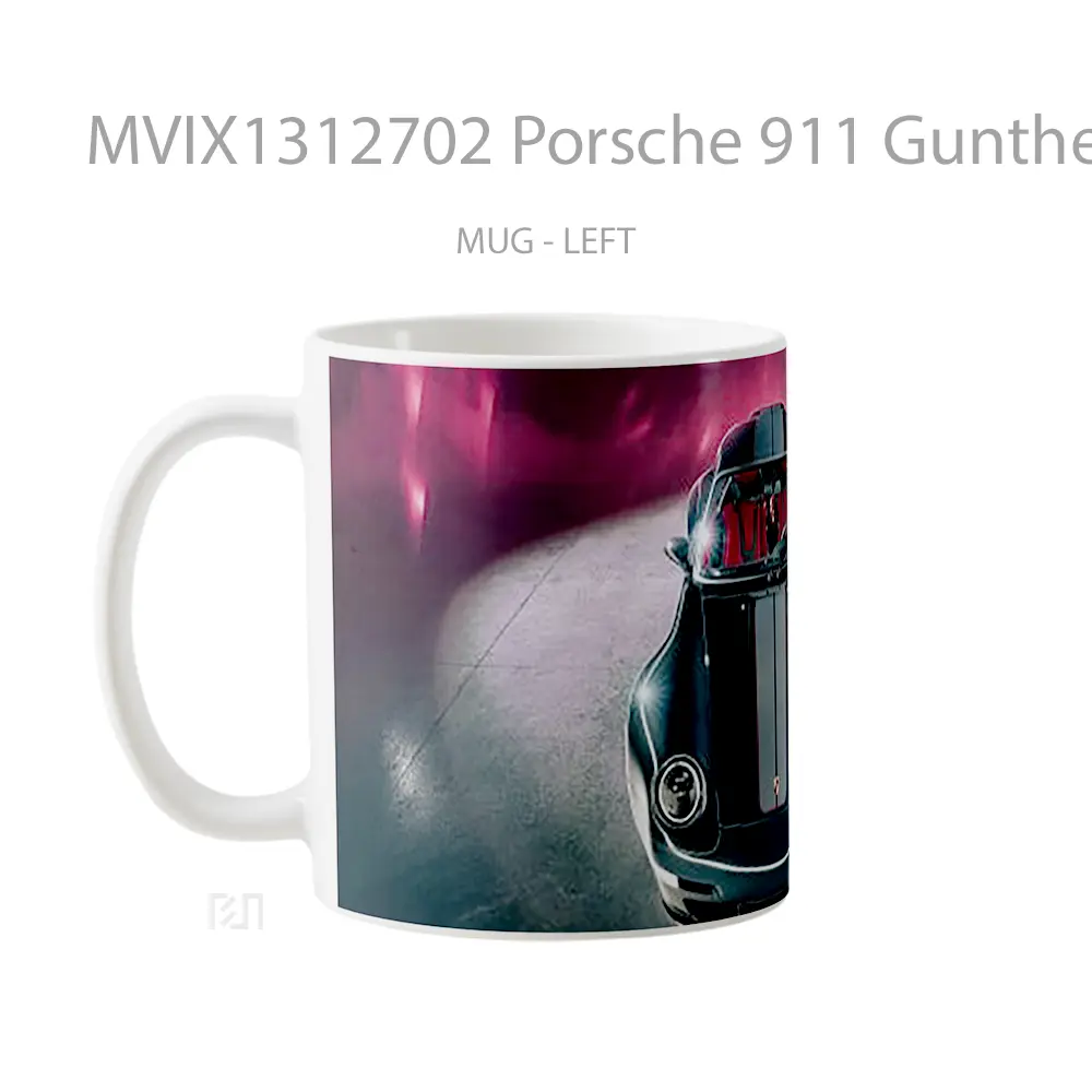 Mug Porsche 911 Guntherwerks Front Top Cangkir Mobil - Tampak Tengah