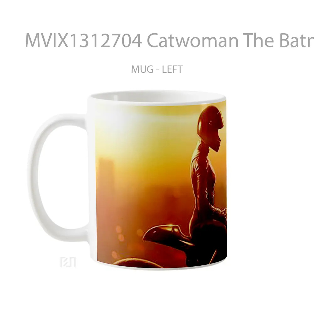 Mug Catwoman The Batman 2022 Gelas Superhero - All-side / Desain