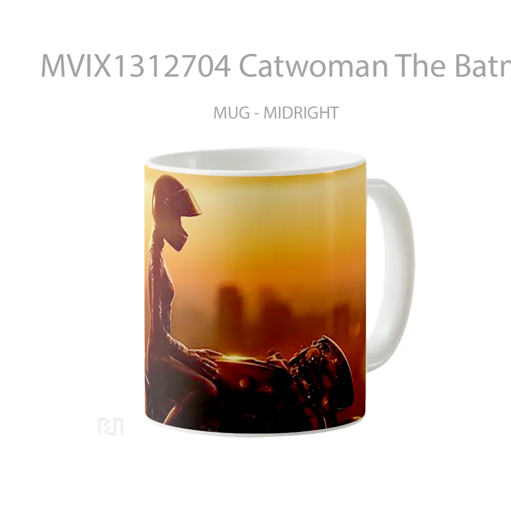 Mug Catwoman The Batman 2022 Gelas Superhero - All-side / Desain