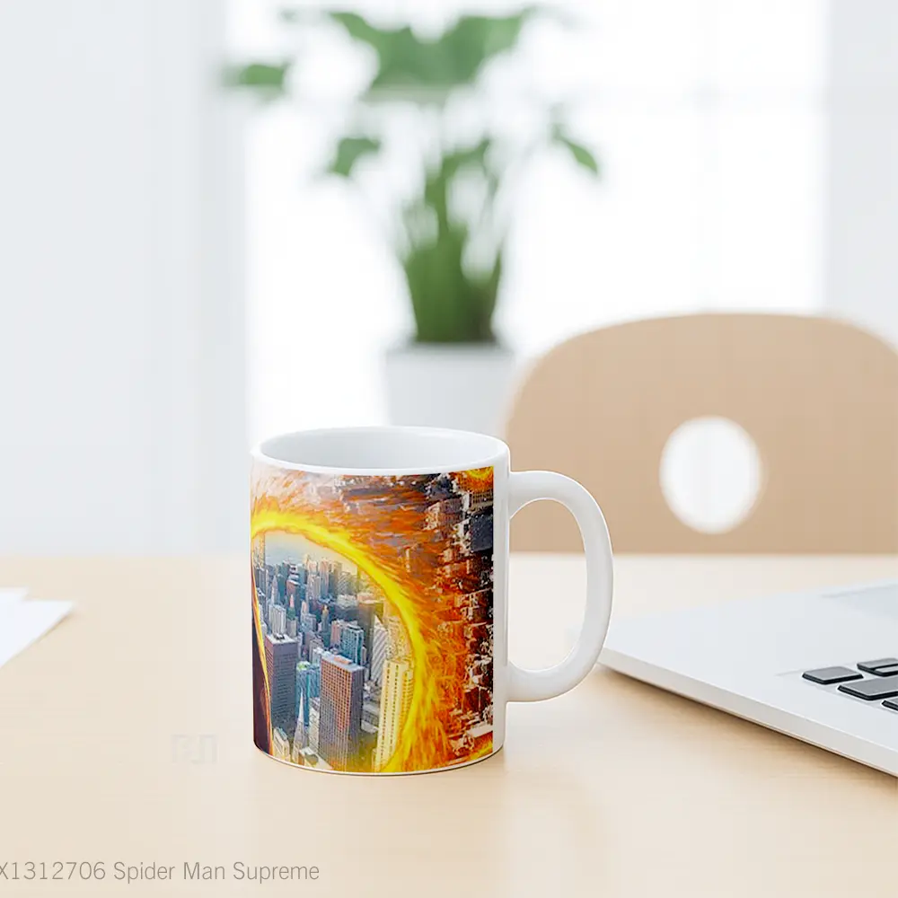 Mug Spider Man Supreme Gelas Superhero - All-side / Desain
