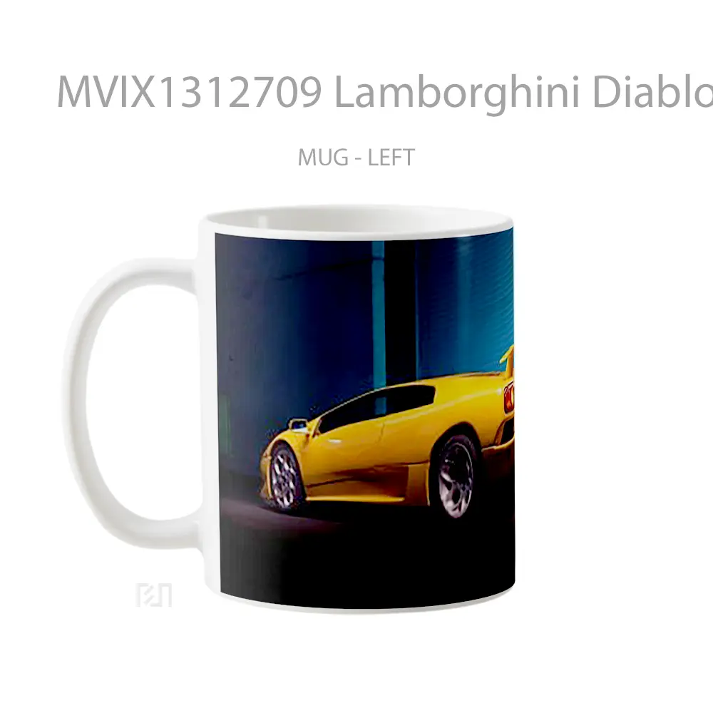 Mug Lamborghini Diablo 2022 Cangkir Mobil - All-side / Desain