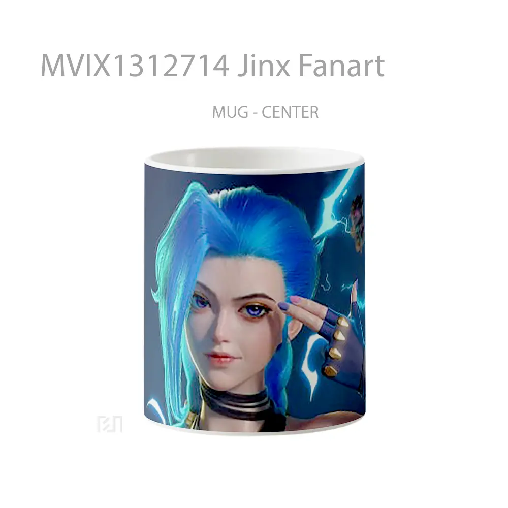 Mug Jinx Fanart Gelas Keramik Unik