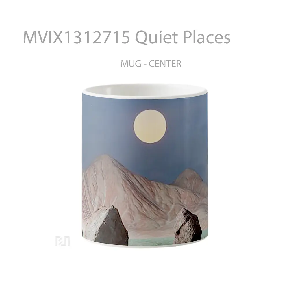 Mug Quiet Places Gelas Keramik Unik