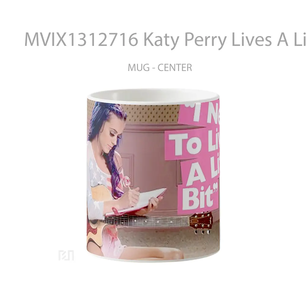 Mug Katy Perry Lives A Little Gelas Keramik Unik