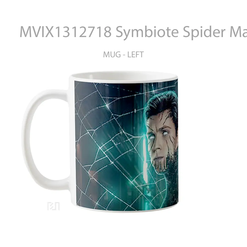 Mug Symbiote Spider Man Tom Holland Gelas Superhero - All-side / Desain