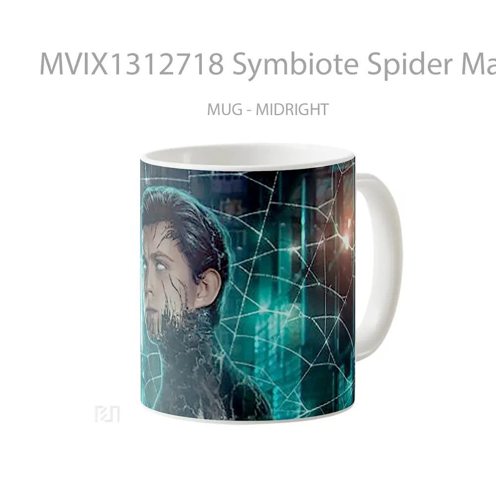 Mug Symbiote Spider Man Tom Holland Gelas Superhero - All-side / Desain
