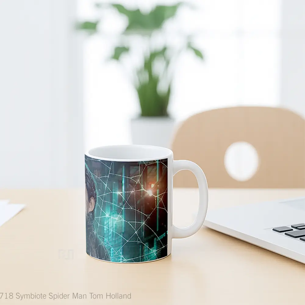 Mug Symbiote Spider Man Tom Holland Gelas Superhero - All-side / Desain