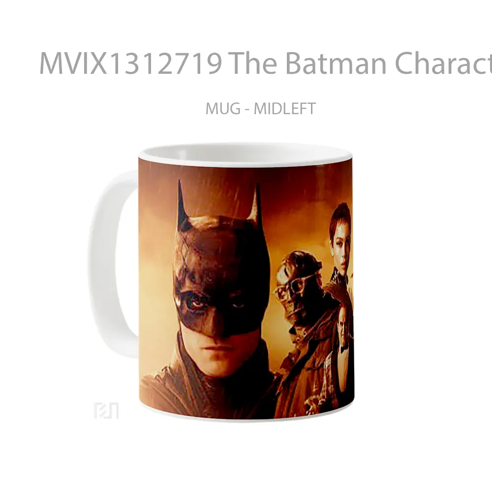 Mug The Batman Characters Gelas Superhero - All-side / Desain