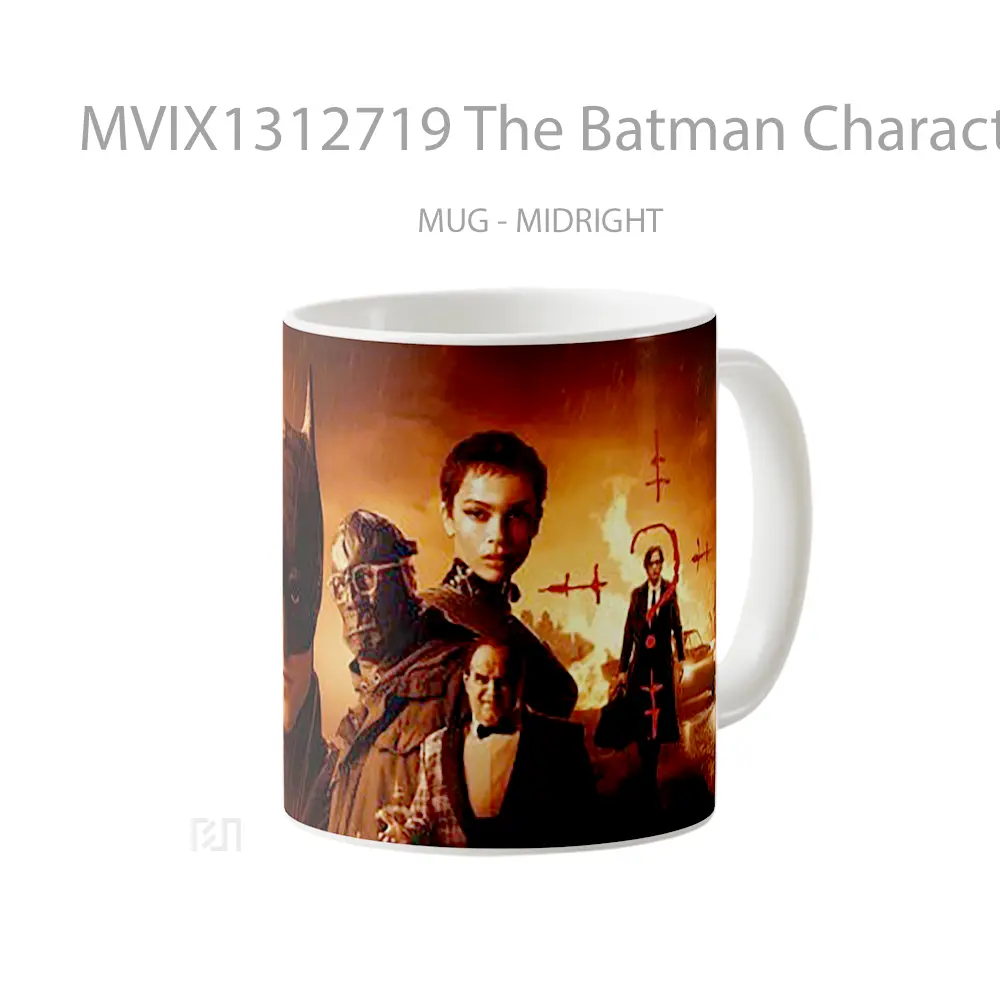 Mug The Batman Characters Gelas Superhero - All-side / Desain