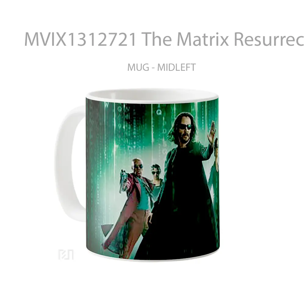 Mug The Matrix Resurrections 2022 Characters Gelas Film - All-side / Desain
