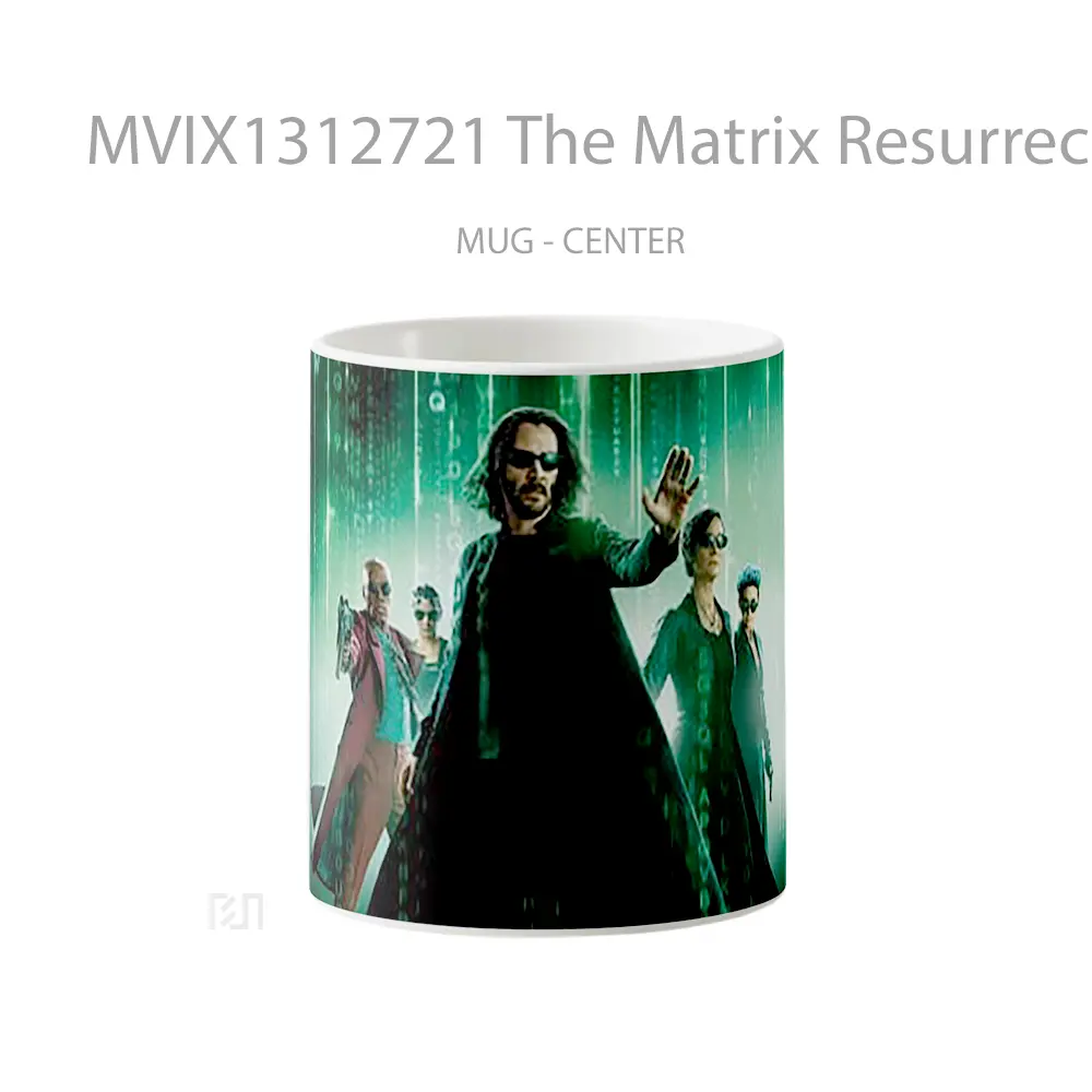 Mug The Matrix Resurrections 2022 Characters Gelas Film