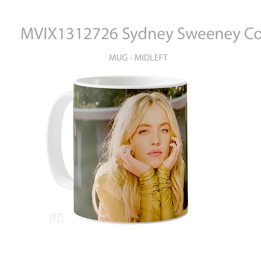 Mug Sydney Sweeney Cosmopolitan Gelas Keramik Unik - All-side / Desain
