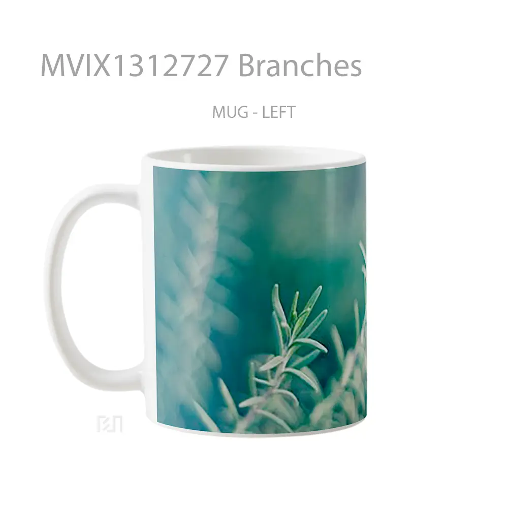 Mug Branches Gelas Keramik Unik - All-side / Desain