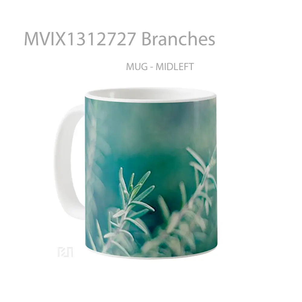 Mug Branches Gelas Keramik Unik - All-side / Desain