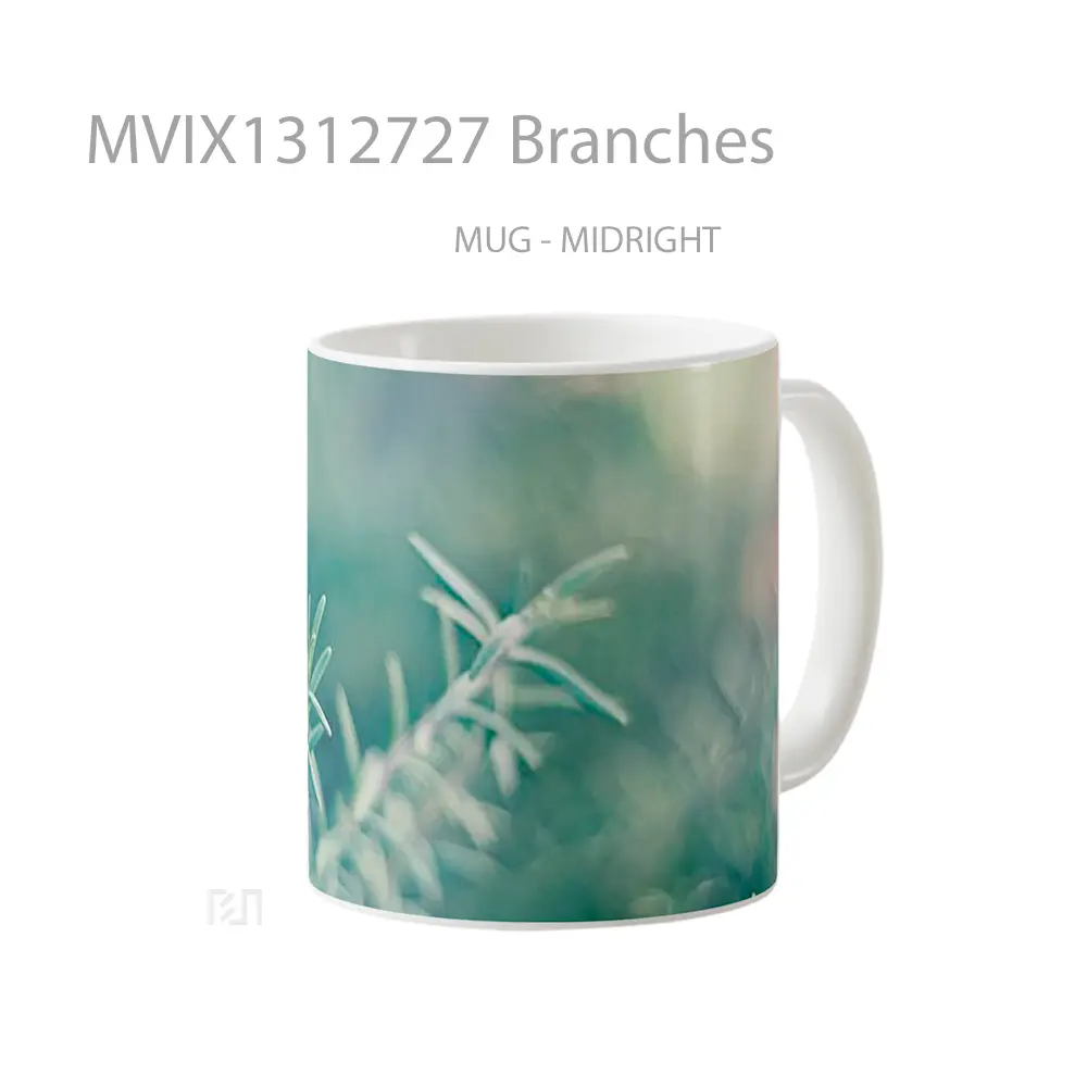 Mug Branches Gelas Keramik Unik - All-side / Desain