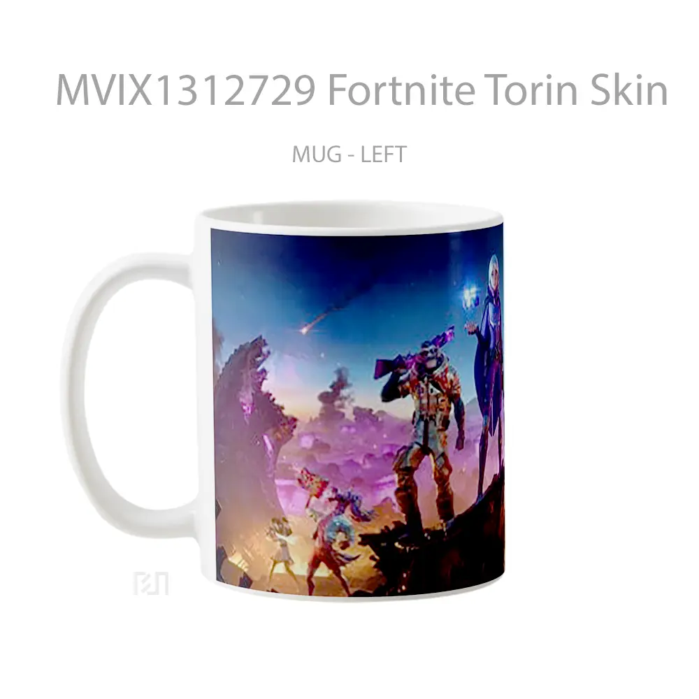 Mug Fortnite Torin Skin Cangkir Gamer - All-side / Desain