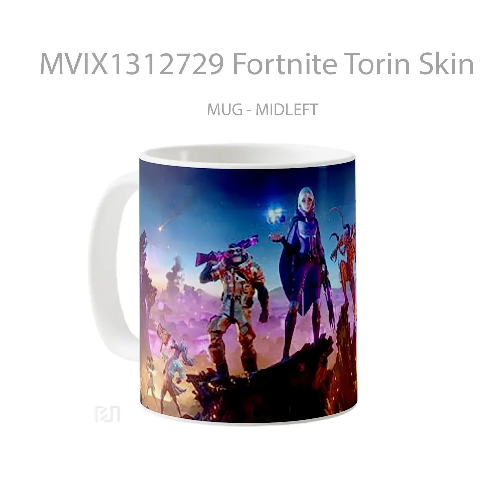 Mug Fortnite Torin Skin Cangkir Gamer - All-side / Desain