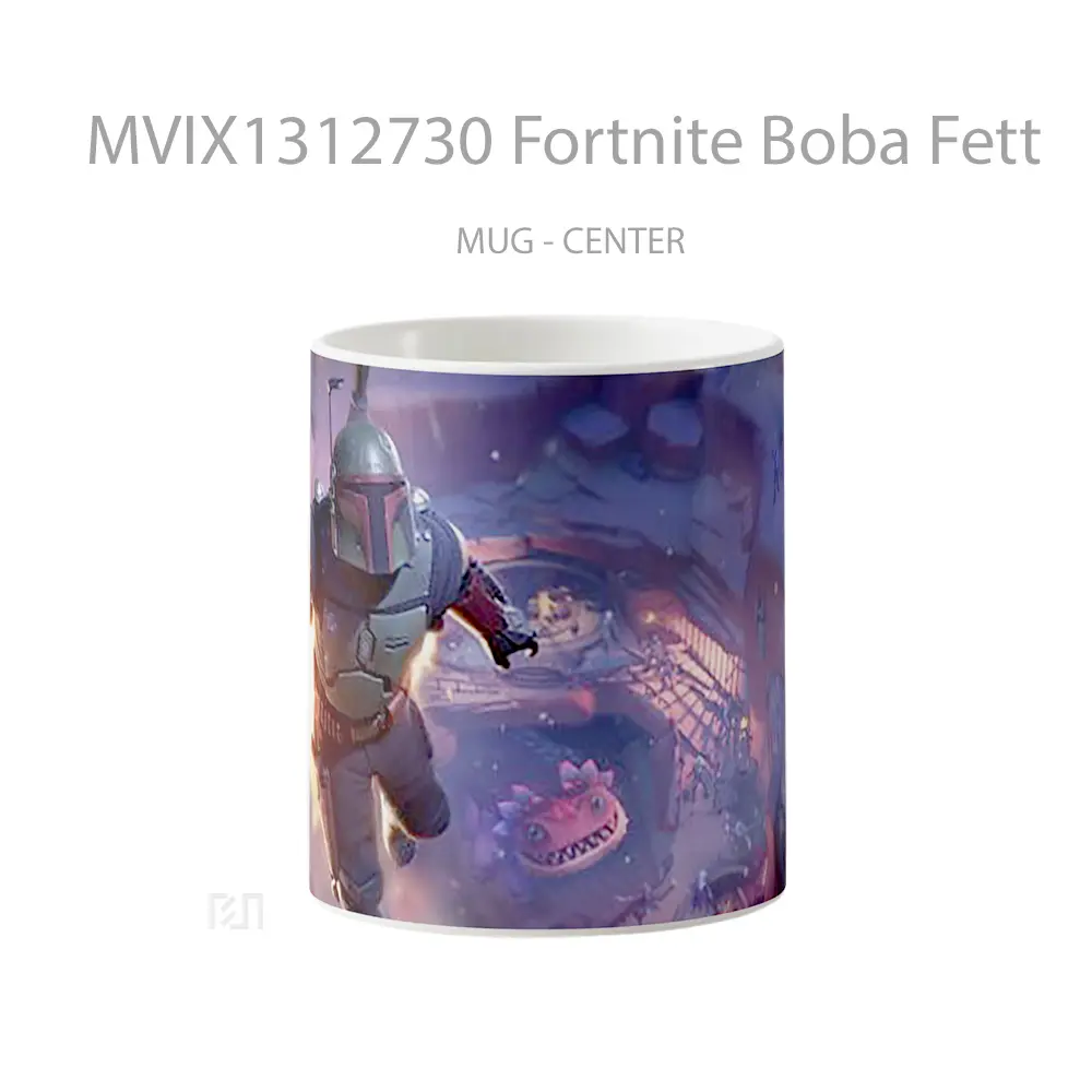 Mug Fortnite Boba Fett Cangkir Gamer