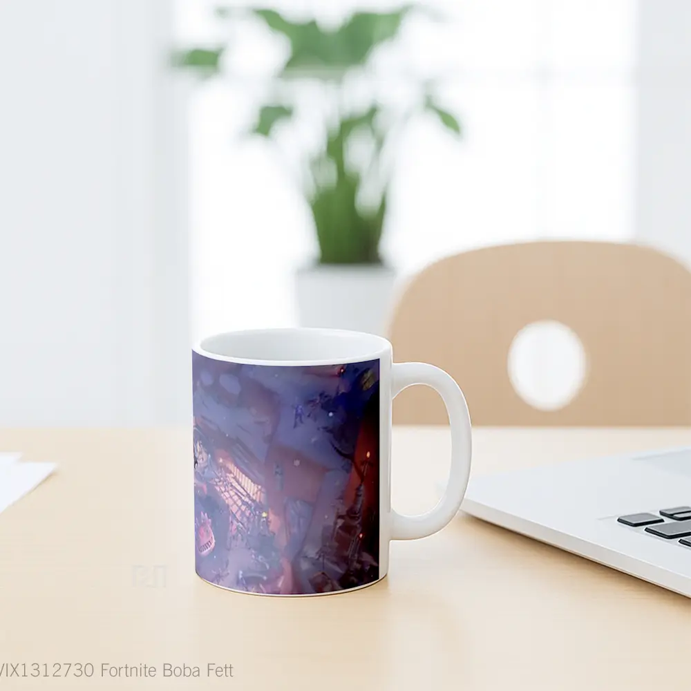 Mug Fortnite Boba Fett Cangkir Gamer - All-side / Desain