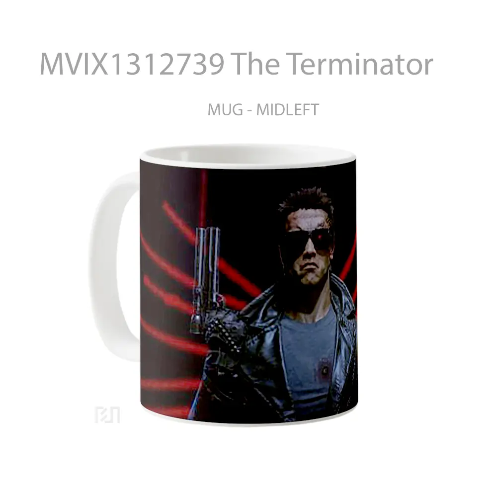 Mug The Terminator Gelas Film - All-side / Desain