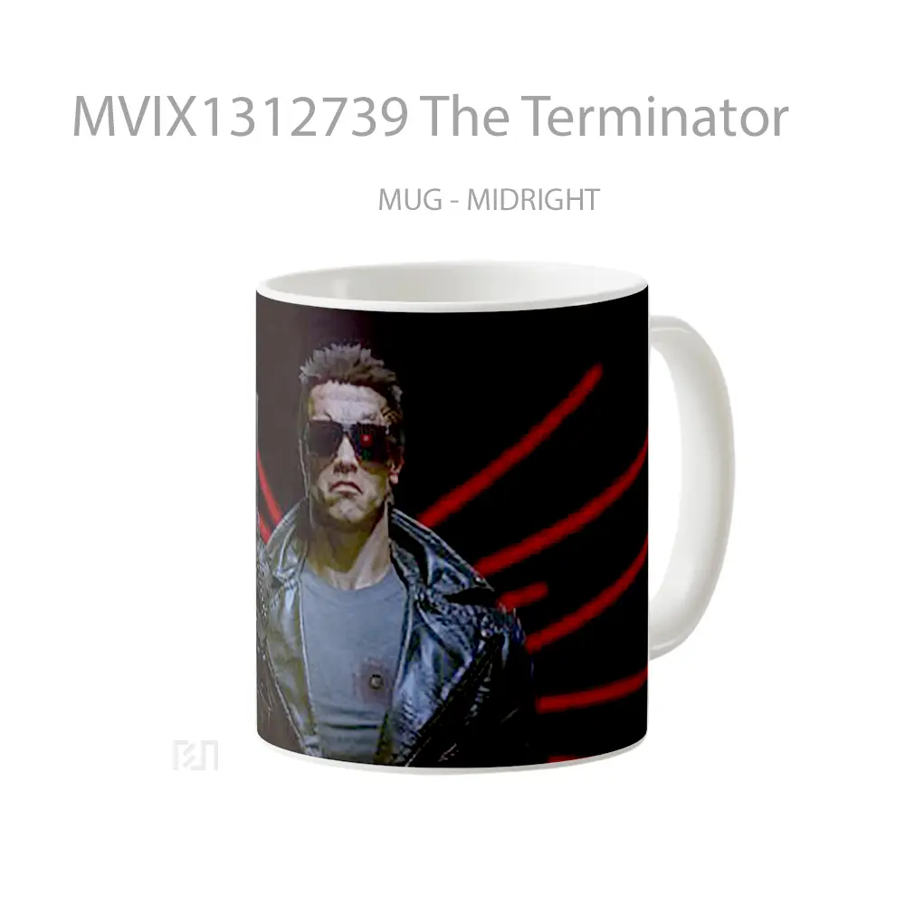 Mug The Terminator Gelas Film - All-side / Desain
