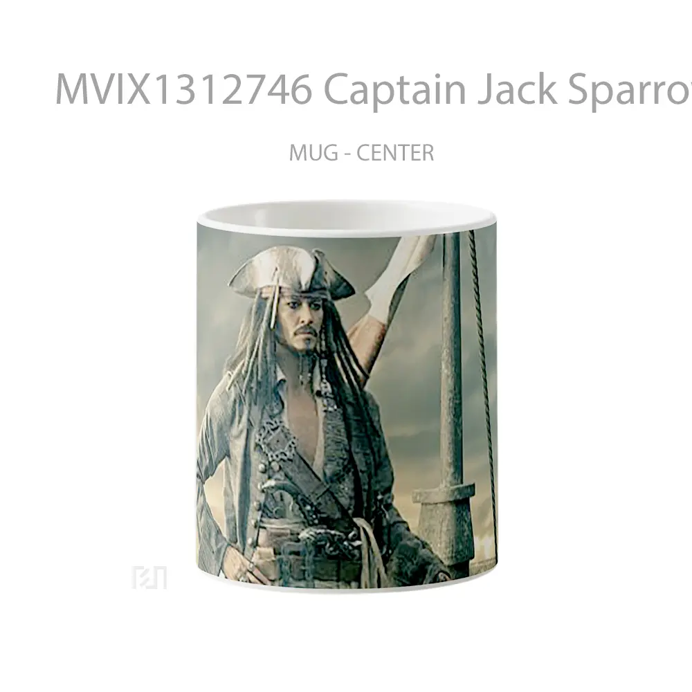Mug Captain Jack Sparrow Gelas Keramik Unik