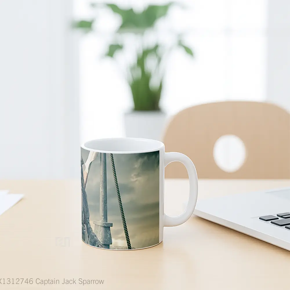Mug Captain Jack Sparrow Gelas Keramik Unik - All-side / Desain