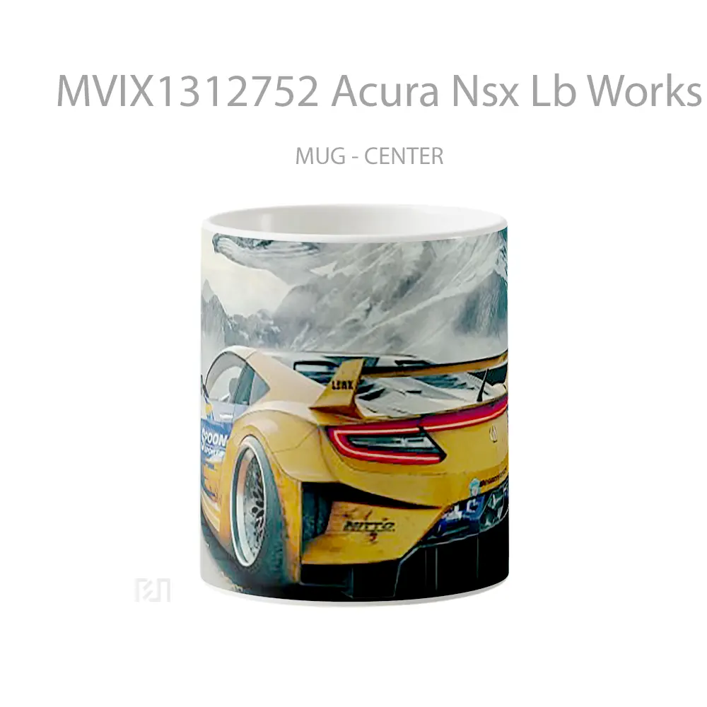 Mug Acura Nsx Lb Works Gelas Keramik Unik