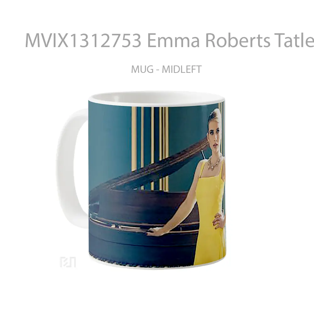Mug Emma Roberts Tatler March Gelas Keramik Unik - All-side / Desain