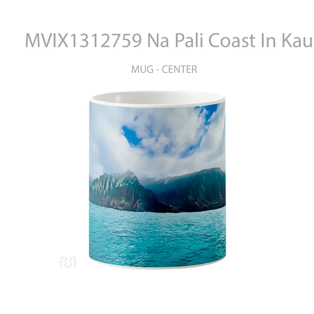 Mug Na Pali Coast In Kauai Gelas Keramik Unik