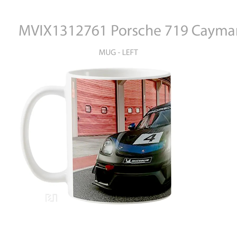 Mug Porsche 719 Cayman Gt4 Rs Clubsport Cangkir Mobil - All-side / Desain