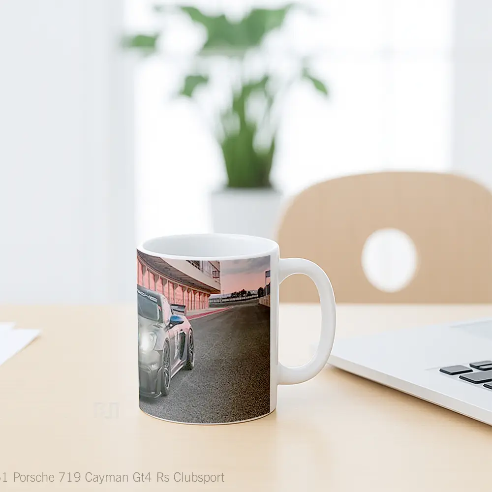 Mug Porsche 719 Cayman Gt4 Rs Clubsport Cangkir Mobil - All-side / Desain