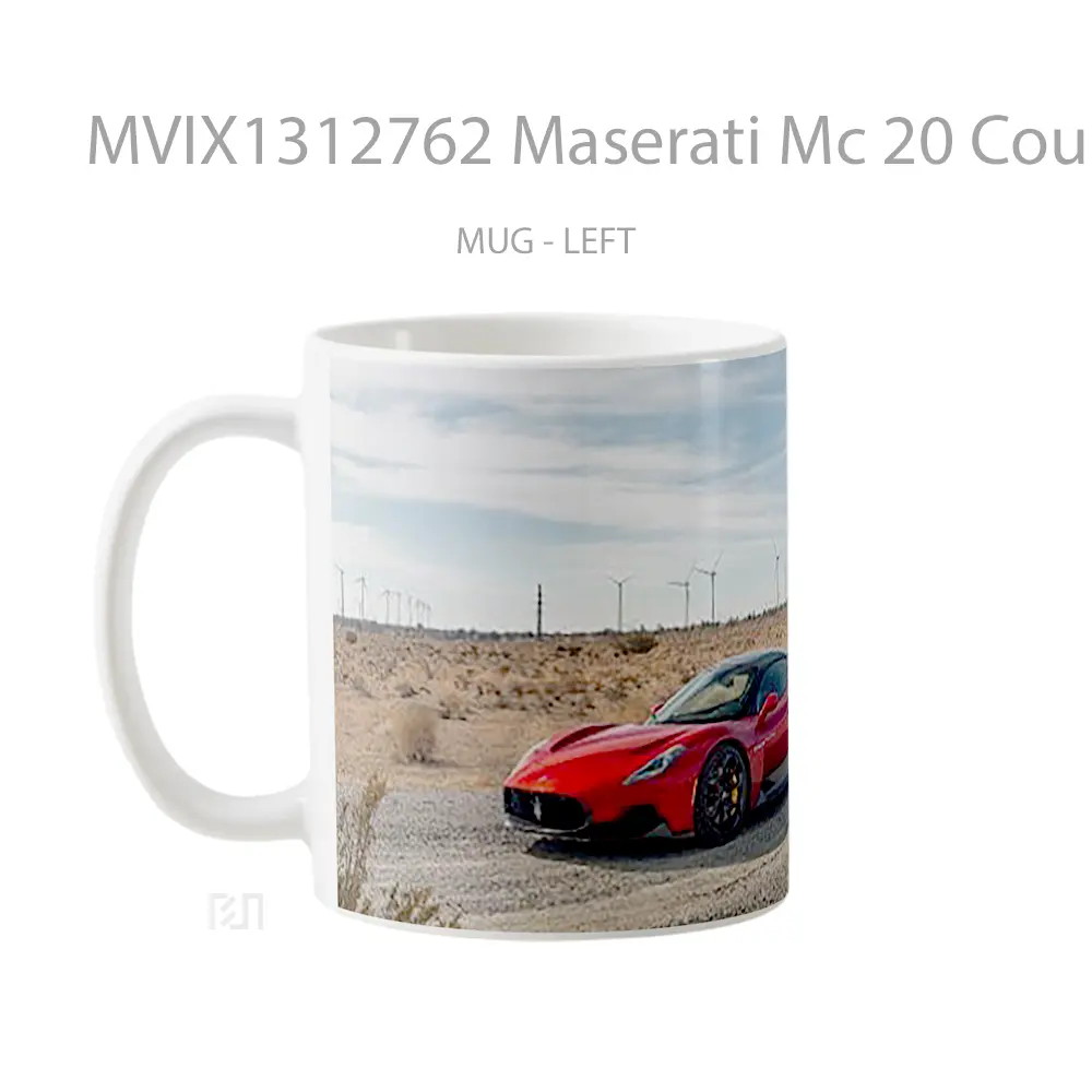 Mug Maserati Mc 20 Coupe Red Gelas Keramik Unik - All-side / Desain