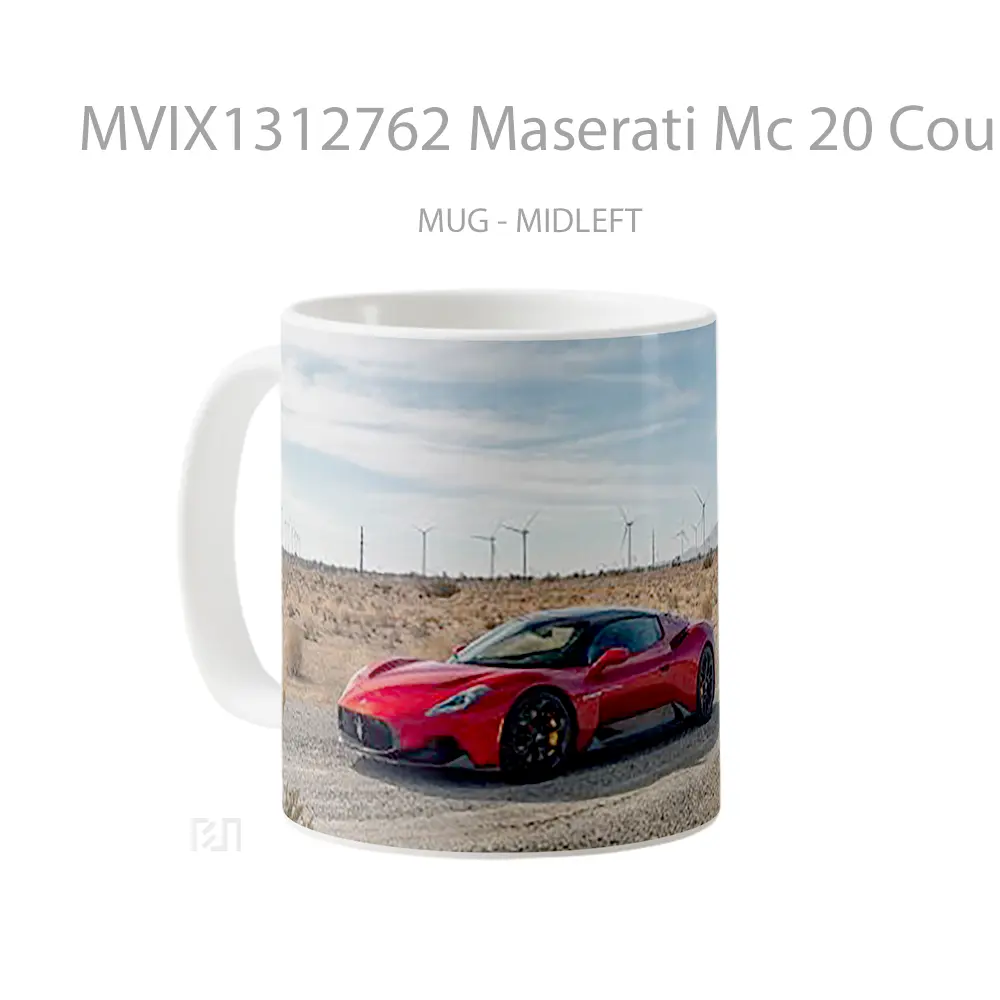 Mug Maserati Mc 20 Coupe Red Gelas Keramik Unik - All-side / Desain