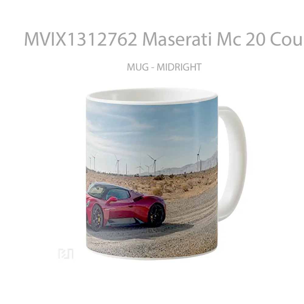 Mug Maserati Mc 20 Coupe Red Gelas Keramik Unik - All-side / Desain