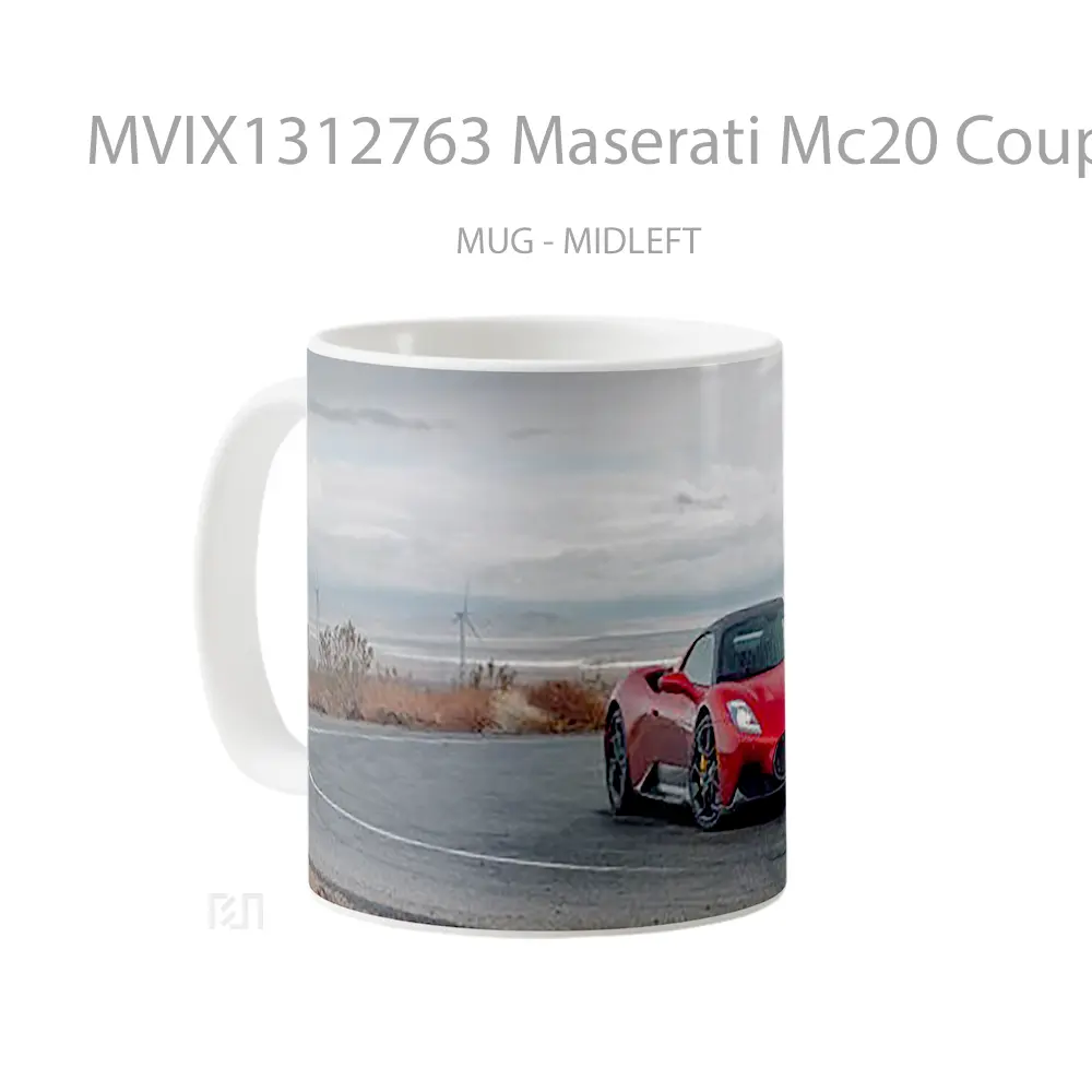 Mug Maserati Mc20 Coupe 2022 Gelas Keramik Unik - All-side / Desain
