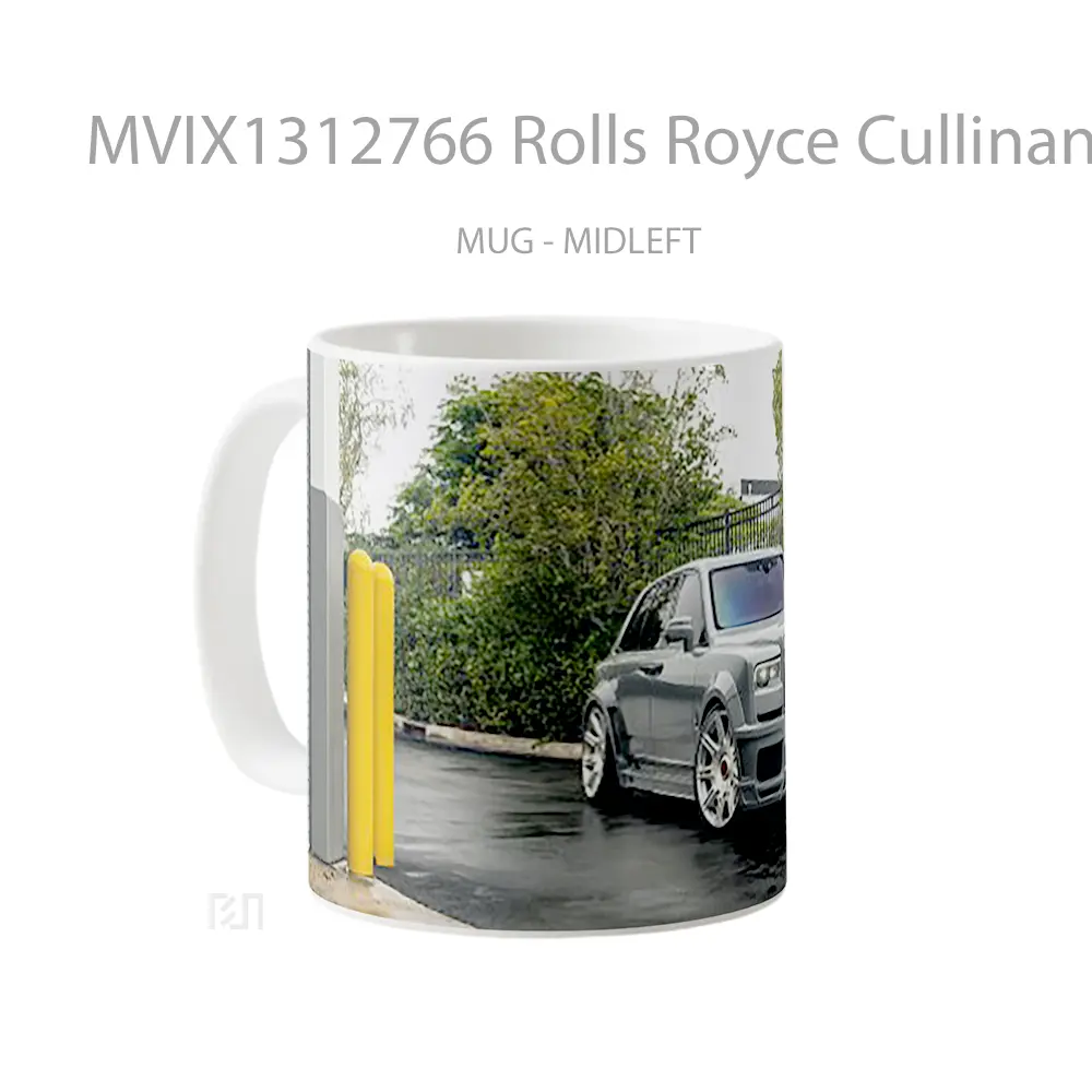 Mug Rolls Royce Cullinan Vossen Wheels Cangkir Mobil - All-side / Desain