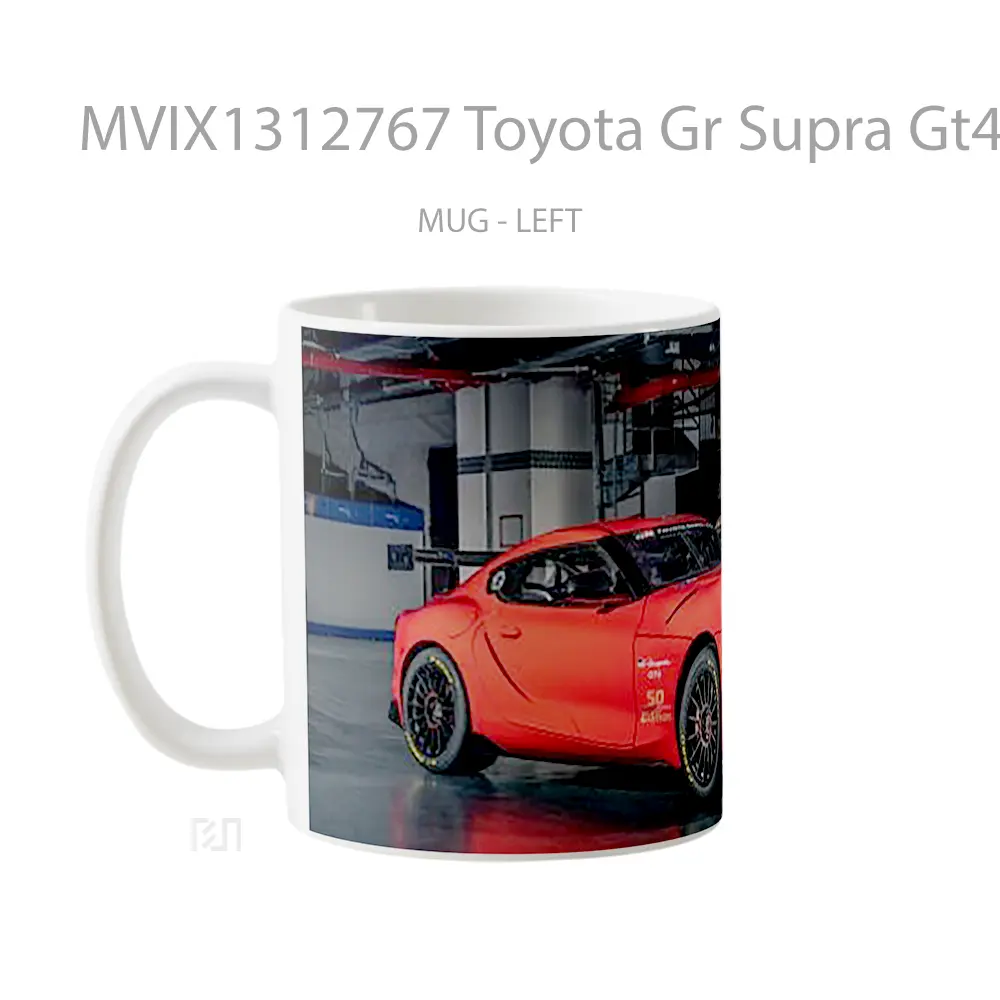 Mug Toyota Gr Supra Gt4 50 Edition Cangkir Mobil - All-side / Desain
