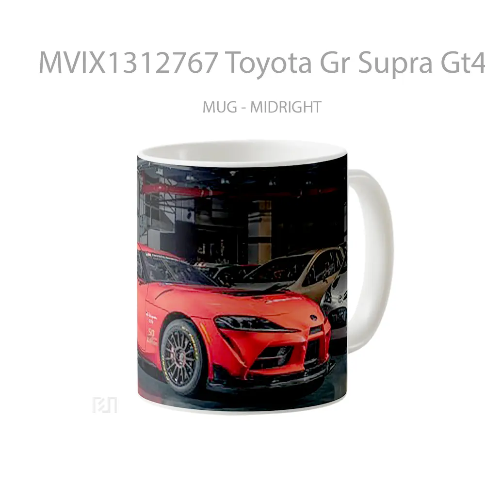 Mug Toyota Gr Supra Gt4 50 Edition Cangkir Mobil - All-side / Desain