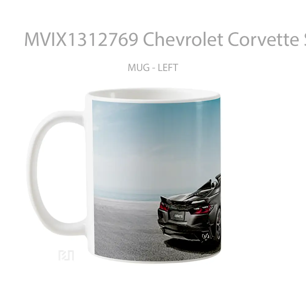 Mug Chevrolet Corvette Stingray Convertible Cangkir Mobil - All-side / Desain