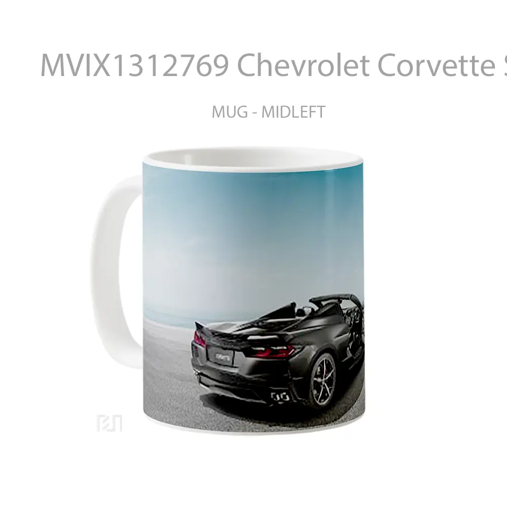 Mug Chevrolet Corvette Stingray Convertible Cangkir Mobil - All-side / Desain