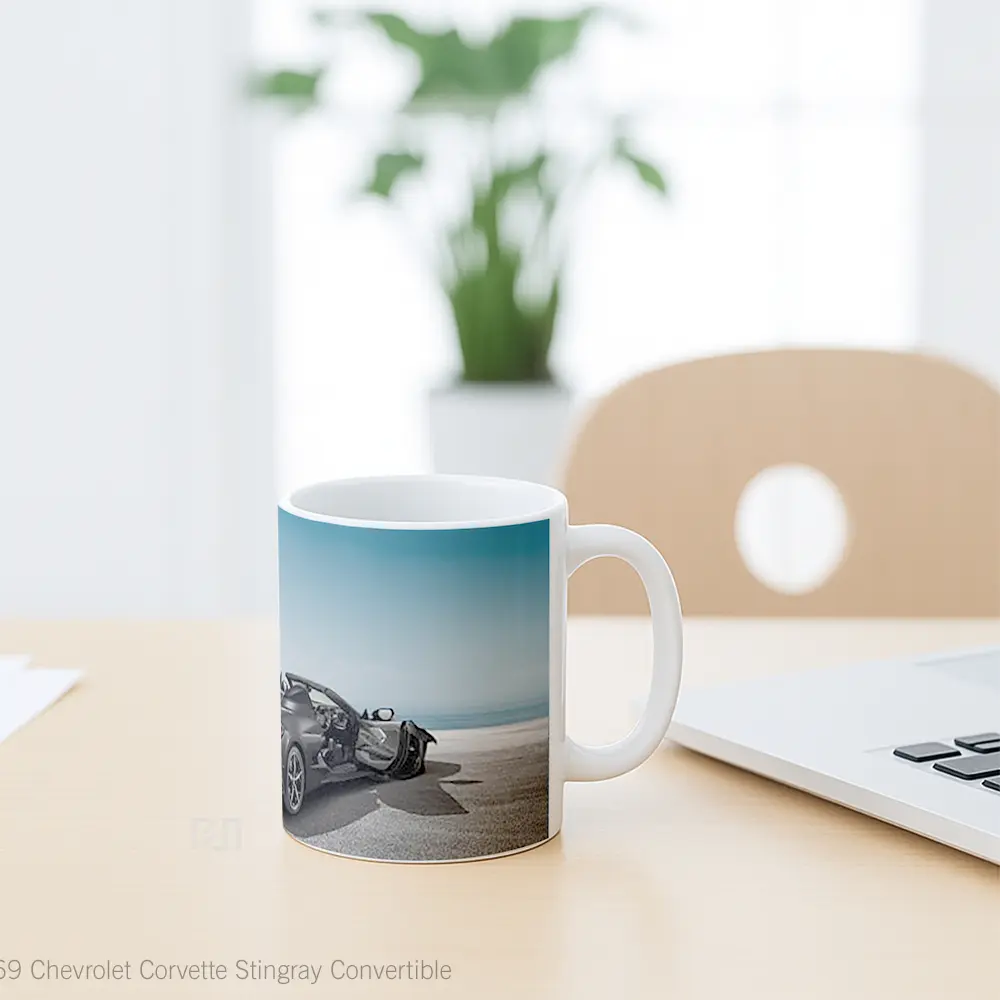 Mug Chevrolet Corvette Stingray Convertible Cangkir Mobil - All-side / Desain