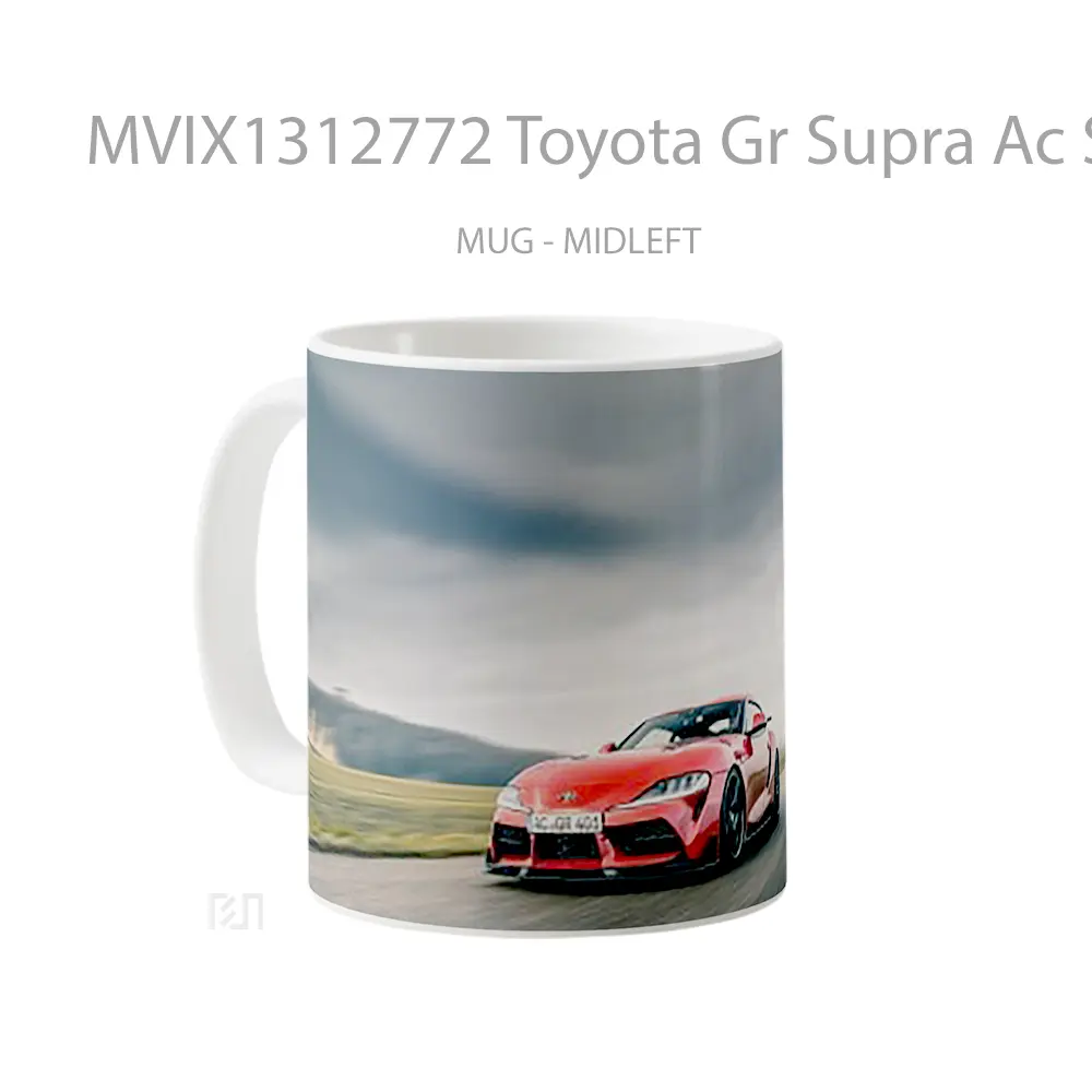 Mug Toyota Gr Supra Ac Schnitzer Cangkir Mobil - All-side / Desain