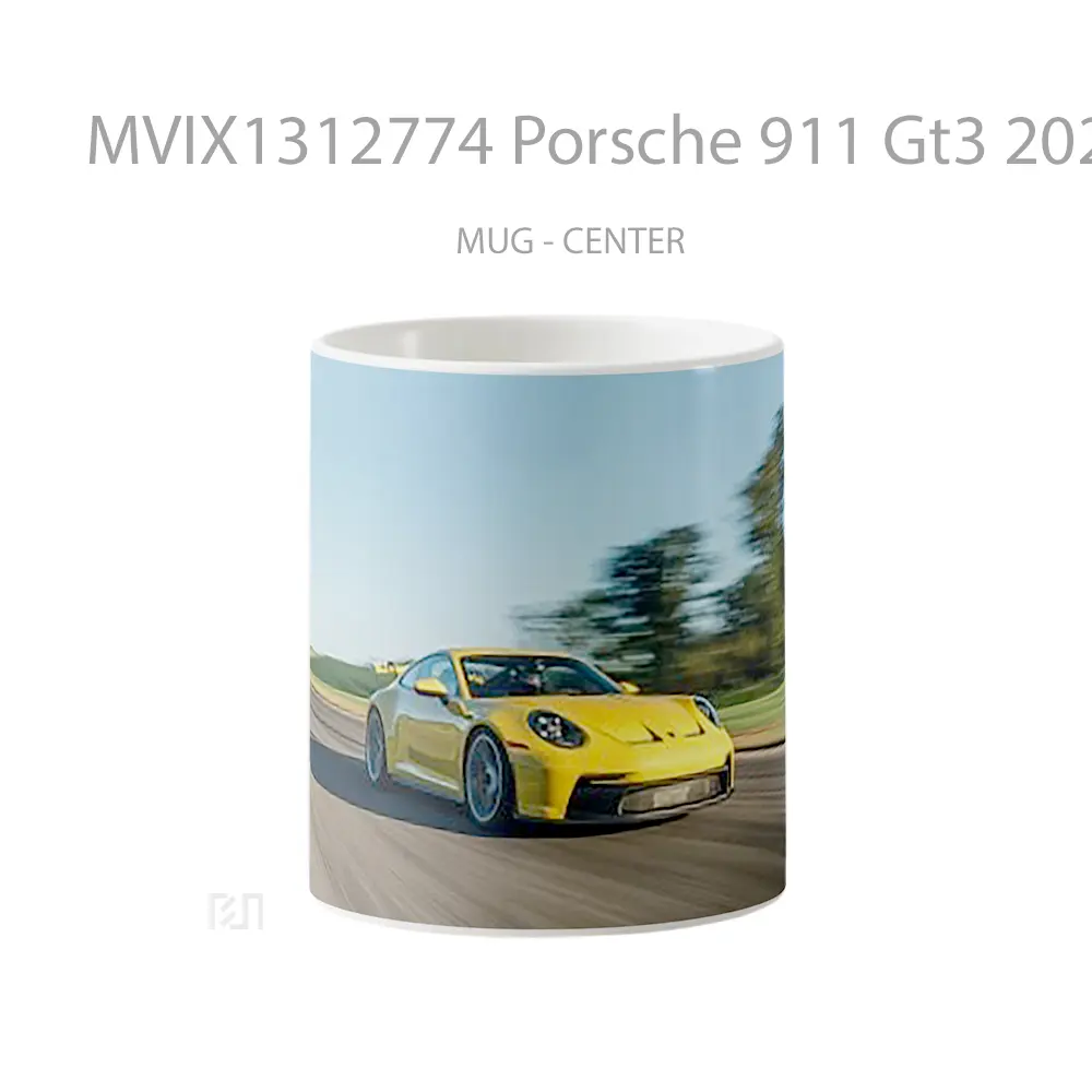 Mug Porsche 911 Gt3 2022 Cangkir Mobil